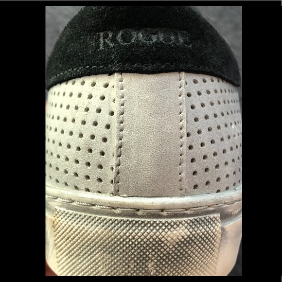 Rogue Light Grey lace-up round toe sneakers - Picture 6 of 7